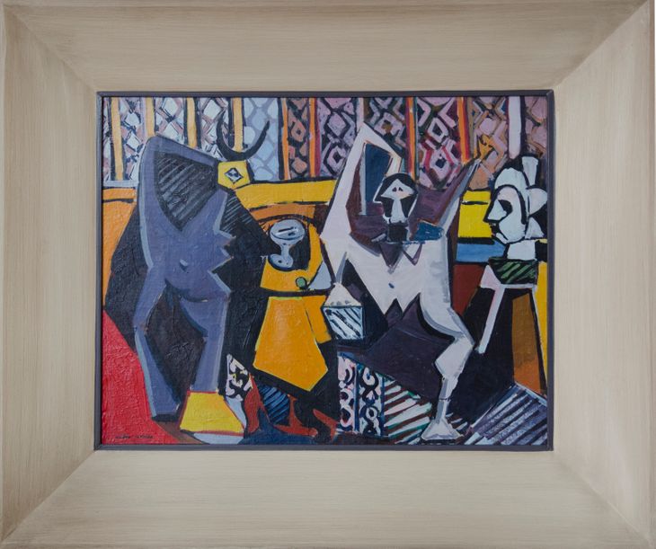 Endre Nemes: Dve figúry v interiéri / Tva figurer i interiör - 1